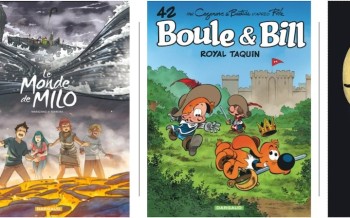 Dargaud : Boule & Bill T42, Le monde de Milo T10, Le loup en slip T6
