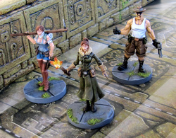 Les figurines une fois peintes