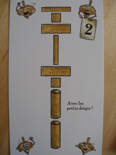 Une des figures à réaliser... avec les petits doigts !