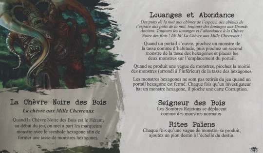 Horreur à Arkham : La Chèvre Noire des Bois : Extension