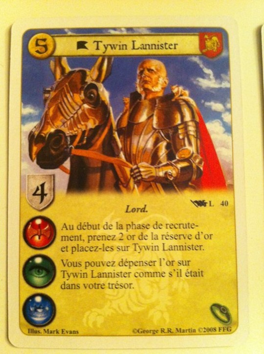 Le trône de fer JCE